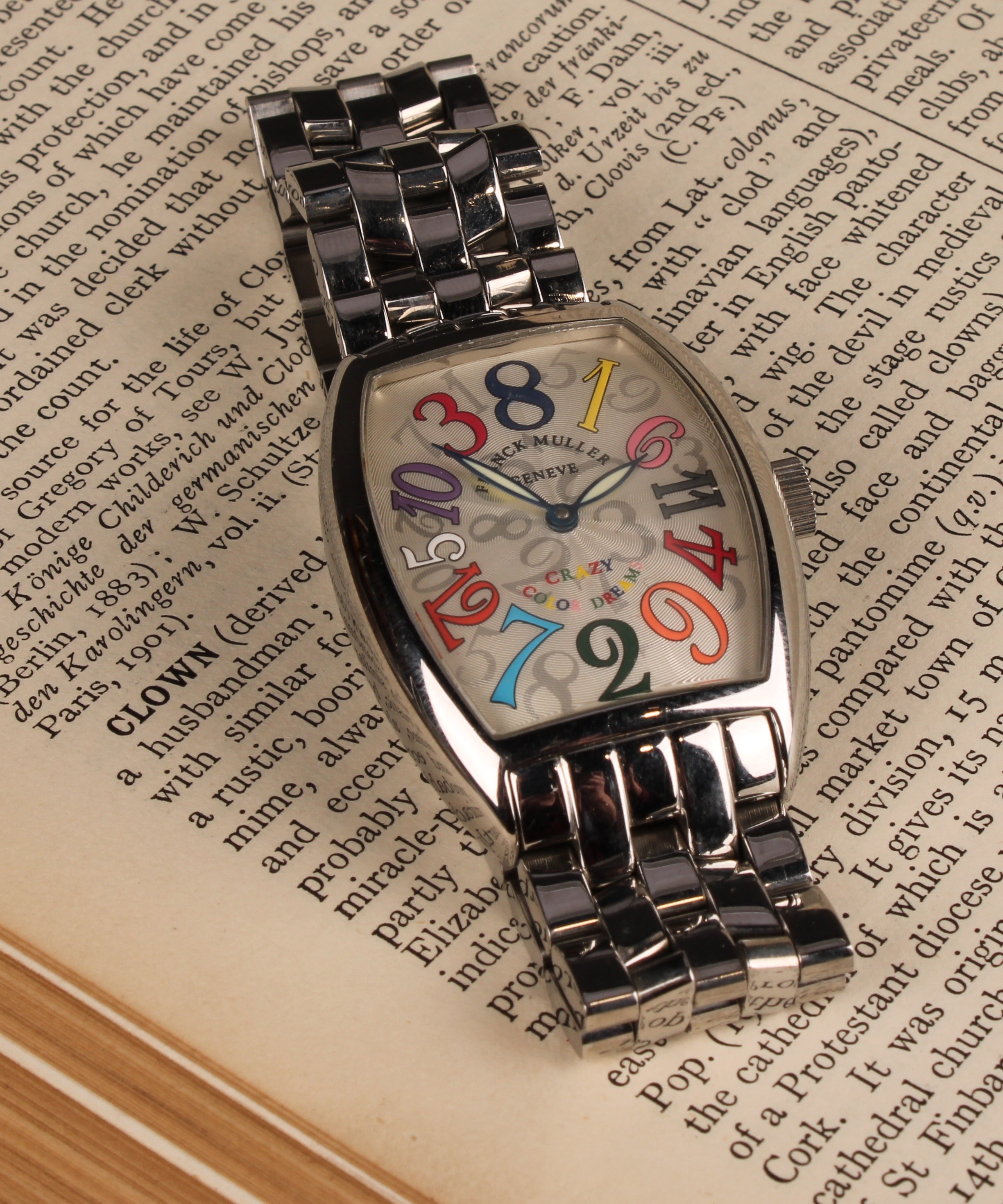 ***LOT WITHDRAWN ***A Franck Muller of Geneve stainless steel watch, Crazy Color Dreams (sic.),