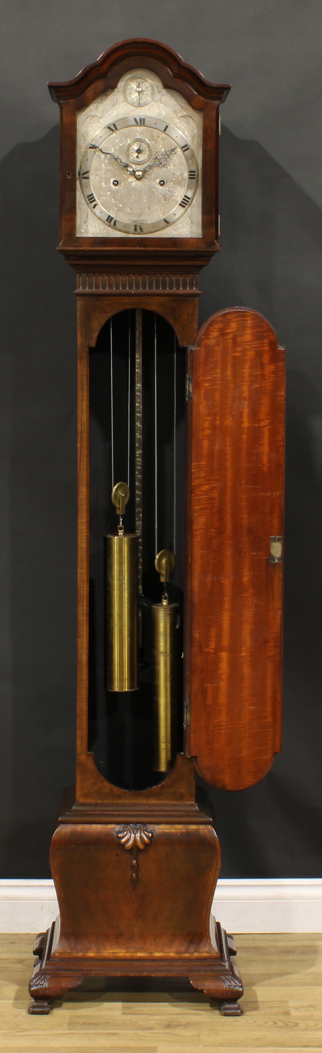 An early 20th century mahogany regulator longcase clock, by Gillett & Johnston (Croydon, London, - Image 2 of 7