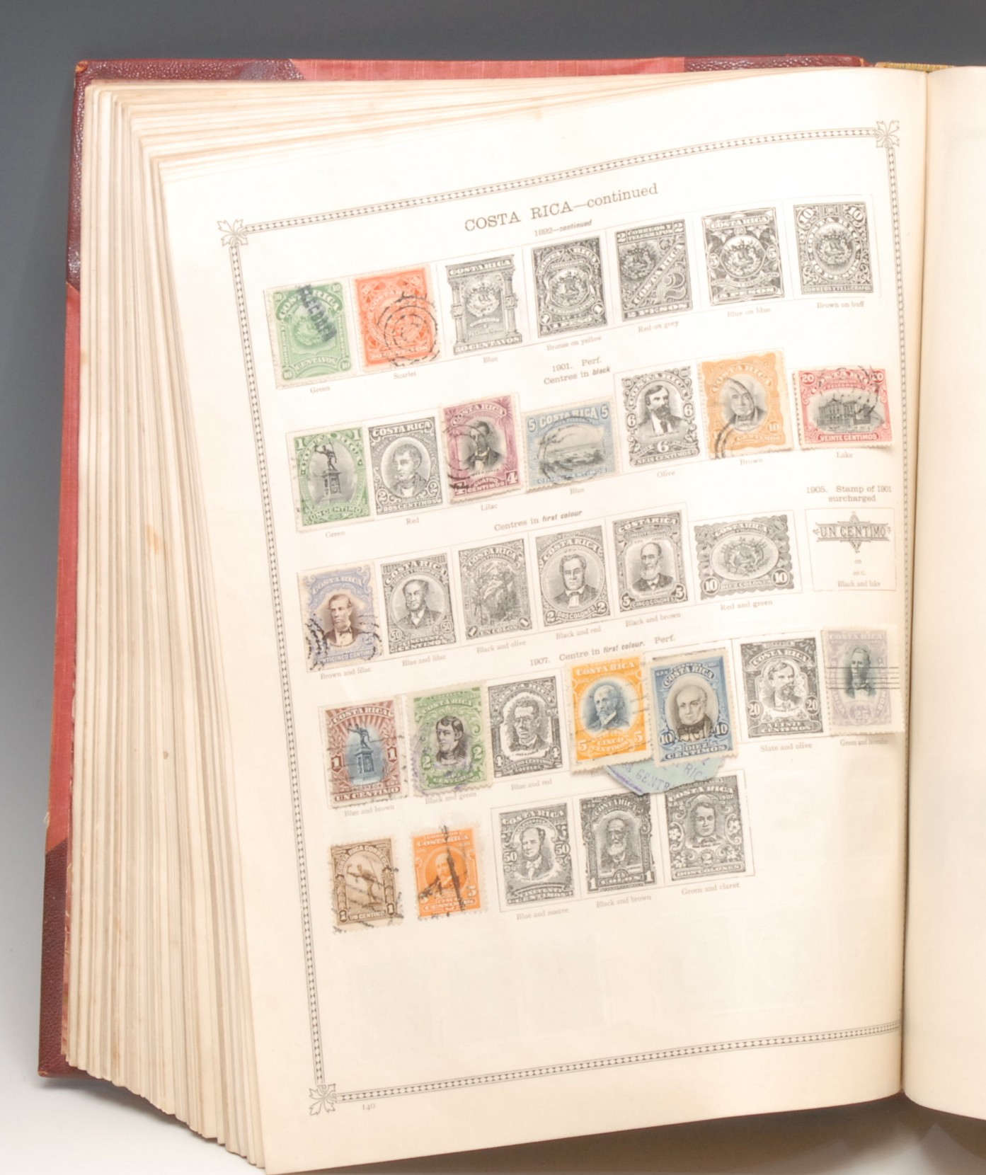 Stamps - The Ideal postage stamp album, third edition, in very good condition, c.1910, approx 7000 - Image 2 of 5