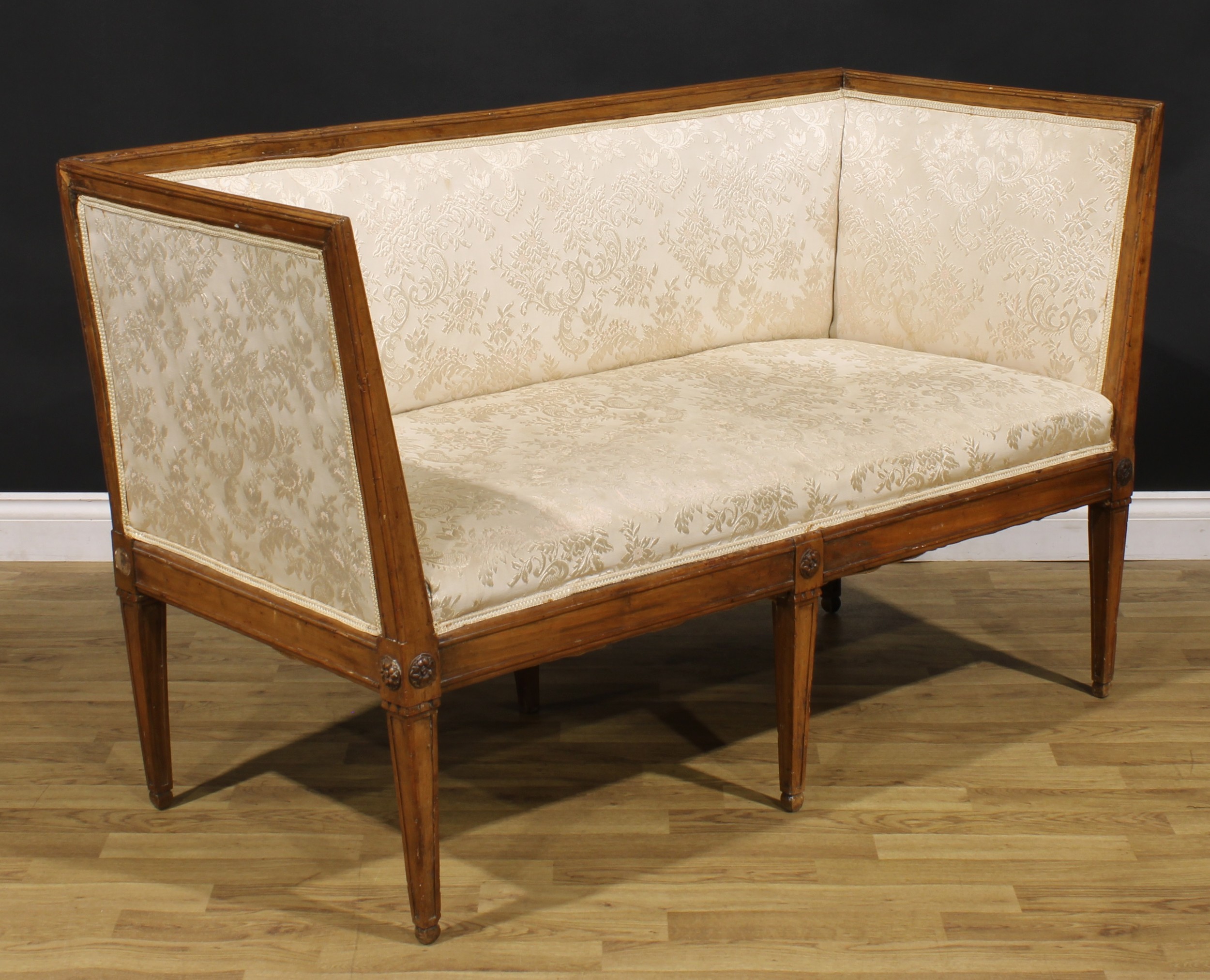 A late 19th/early 20th century Neoclassical Revival sofa, 88.5cm high, 147.5cm wide, the seat - Image 2 of 4