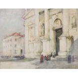 Emily Murray Paterson, R.S.W., R.S.W.A., (1855-1934) St. Giorgio, Venice signed, watercolour, 42cm x