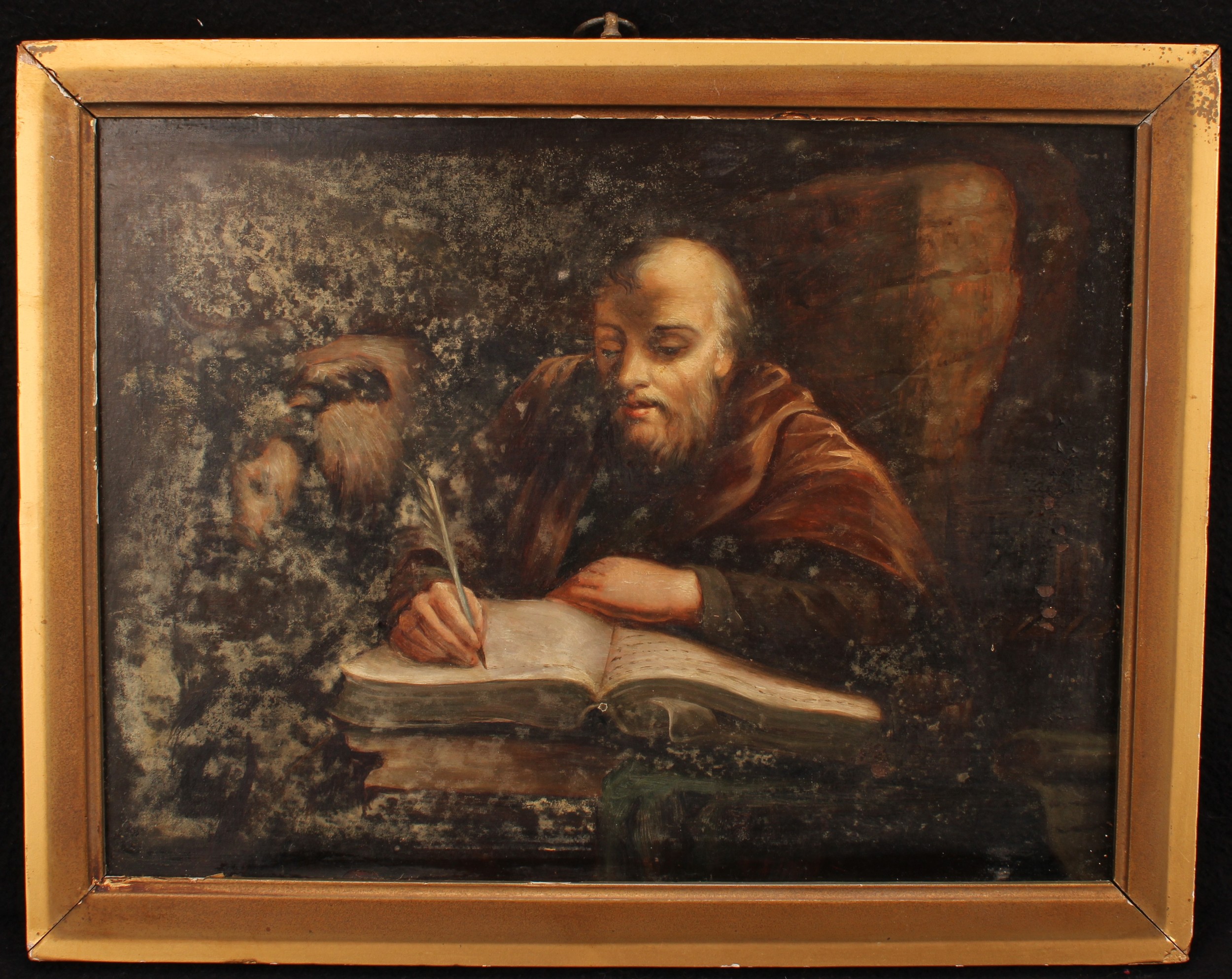 Continental School (18th/19th century) Saint Jerome, oil on copper panel, 23.5cm x 31.5cm - Image 2 of 3