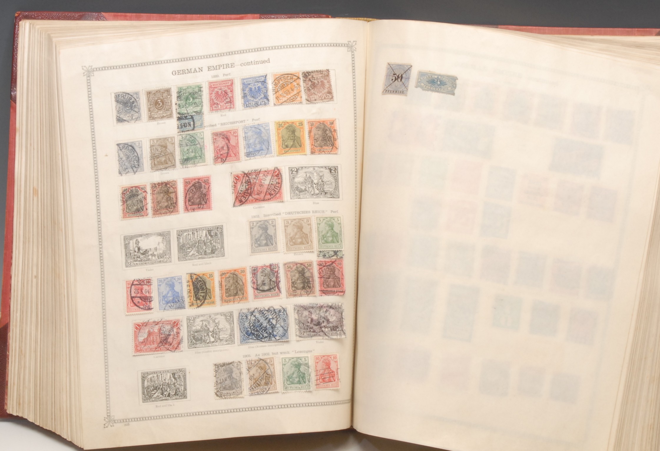 Stamps - The Ideal postage stamp album, third edition, in very good condition, c.1910, approx 7000 - Image 5 of 5
