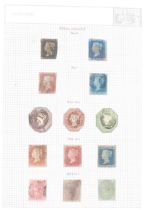 Stamps - GB collection in small binder, mostly QV from 1840 1d black (a/f) to Jubilee set, f/v