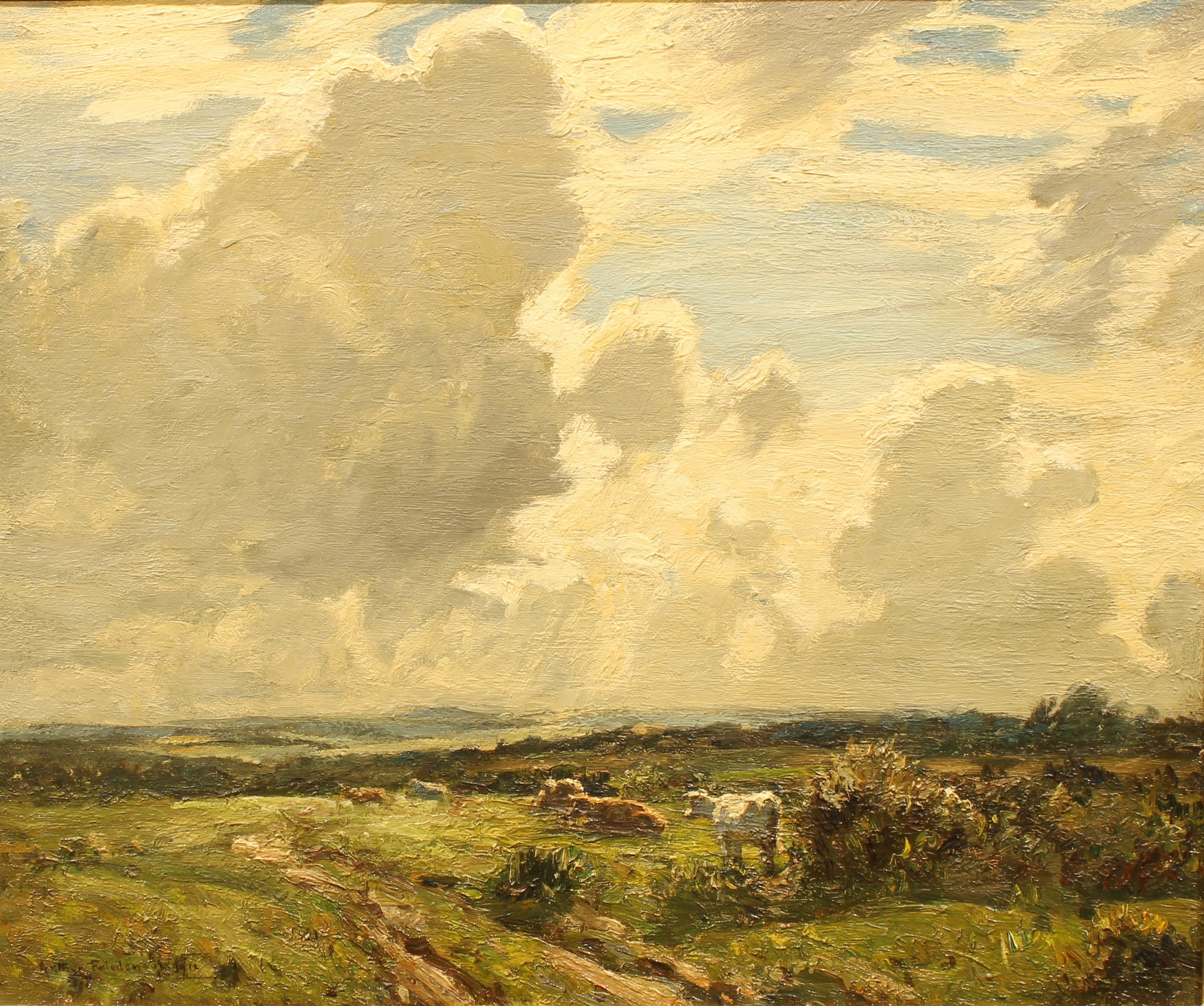 Arthur A. Friedenson (1872–1955) Anticipating the Rain, Dorset, signed and dated 1912, oil on