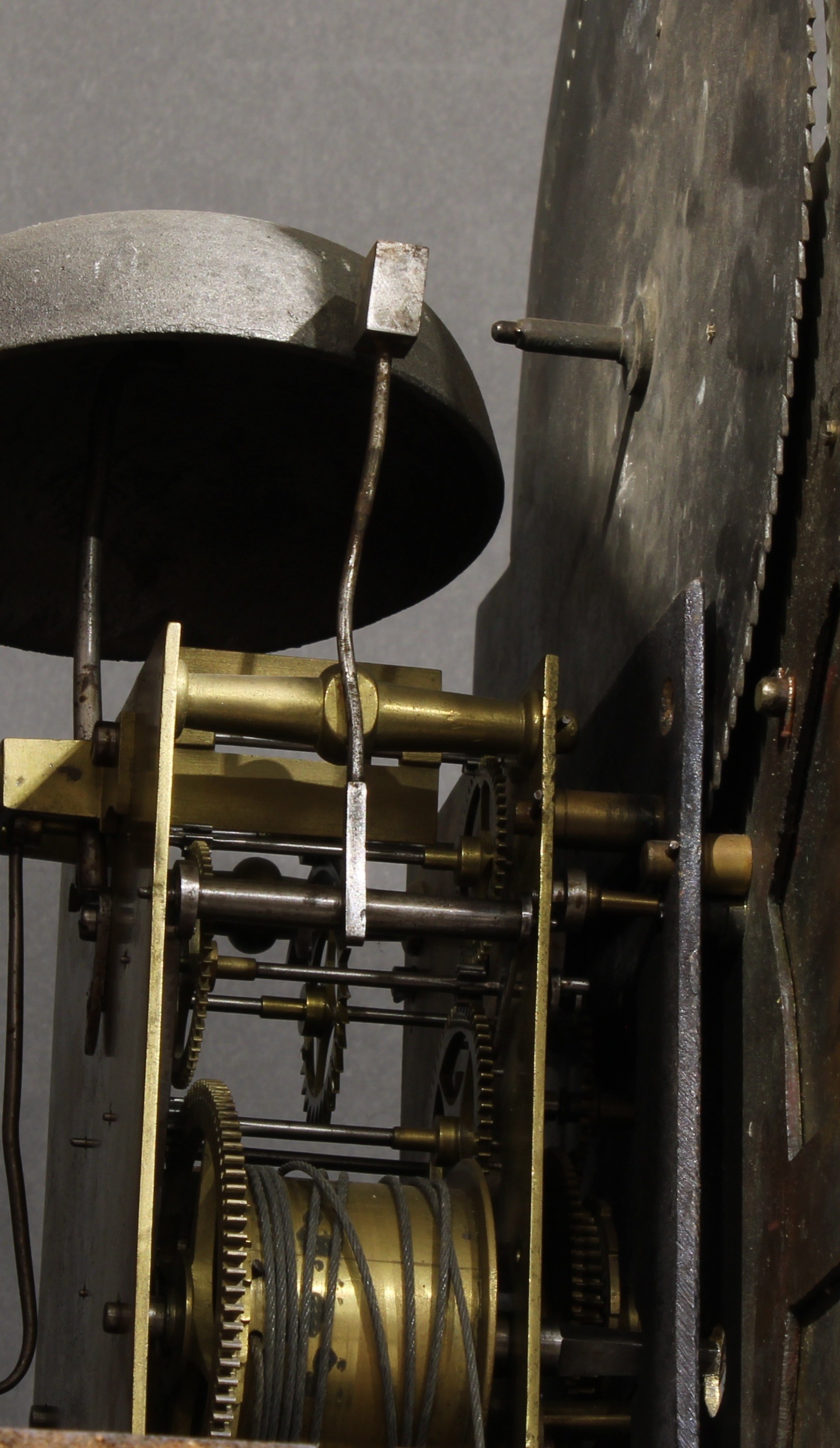 A George IV Lancashire mahogany longcase clock, 34cm arched brass dial inscribed EDMD SCHOLFIELD, - Image 6 of 7