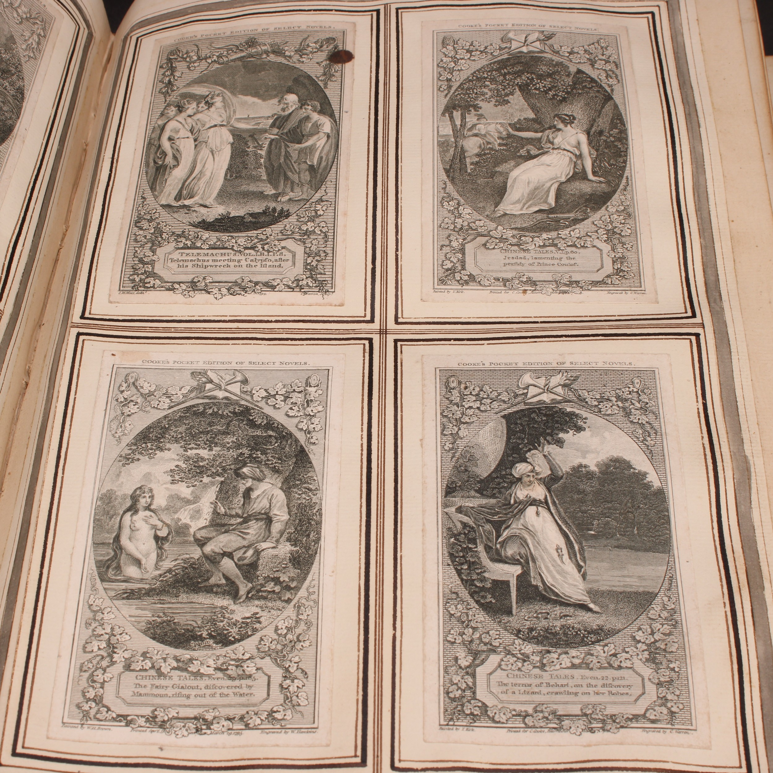 An album of 19th century engravings, hand-scrivened frontispiece inscribed 'A Collection of Prints - Image 5 of 6