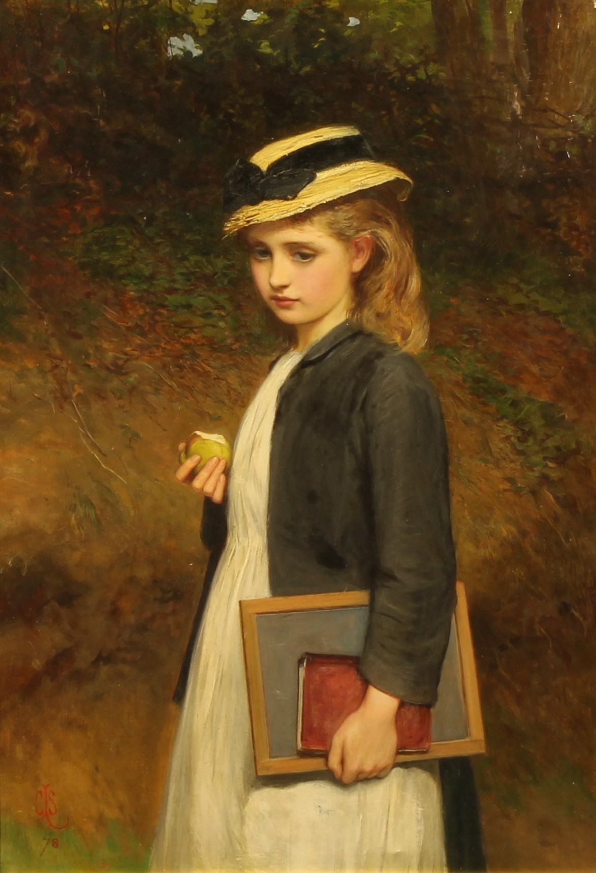 Charles Sillem Lidderdale (1831 - 1895) Schoolwards signed with initials, dated 1878, oil on canvas,