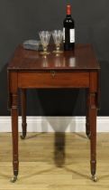 A 19th century mahogany Pembroke table, in the manner of Gillows of Lancaster and London, rounded