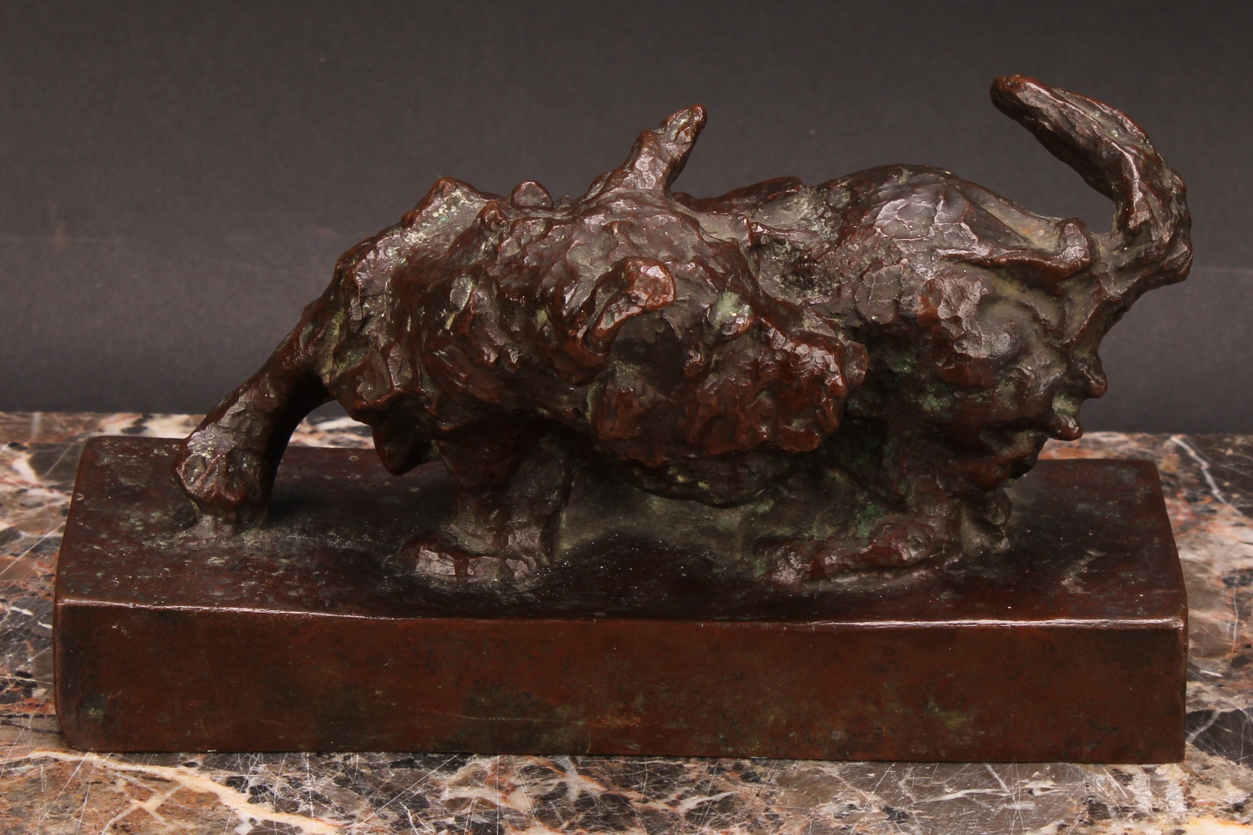 Edith Barretto Parsons (American 1878-1956), a pair of brown patinated bronzes models or bookends, - Image 2 of 9