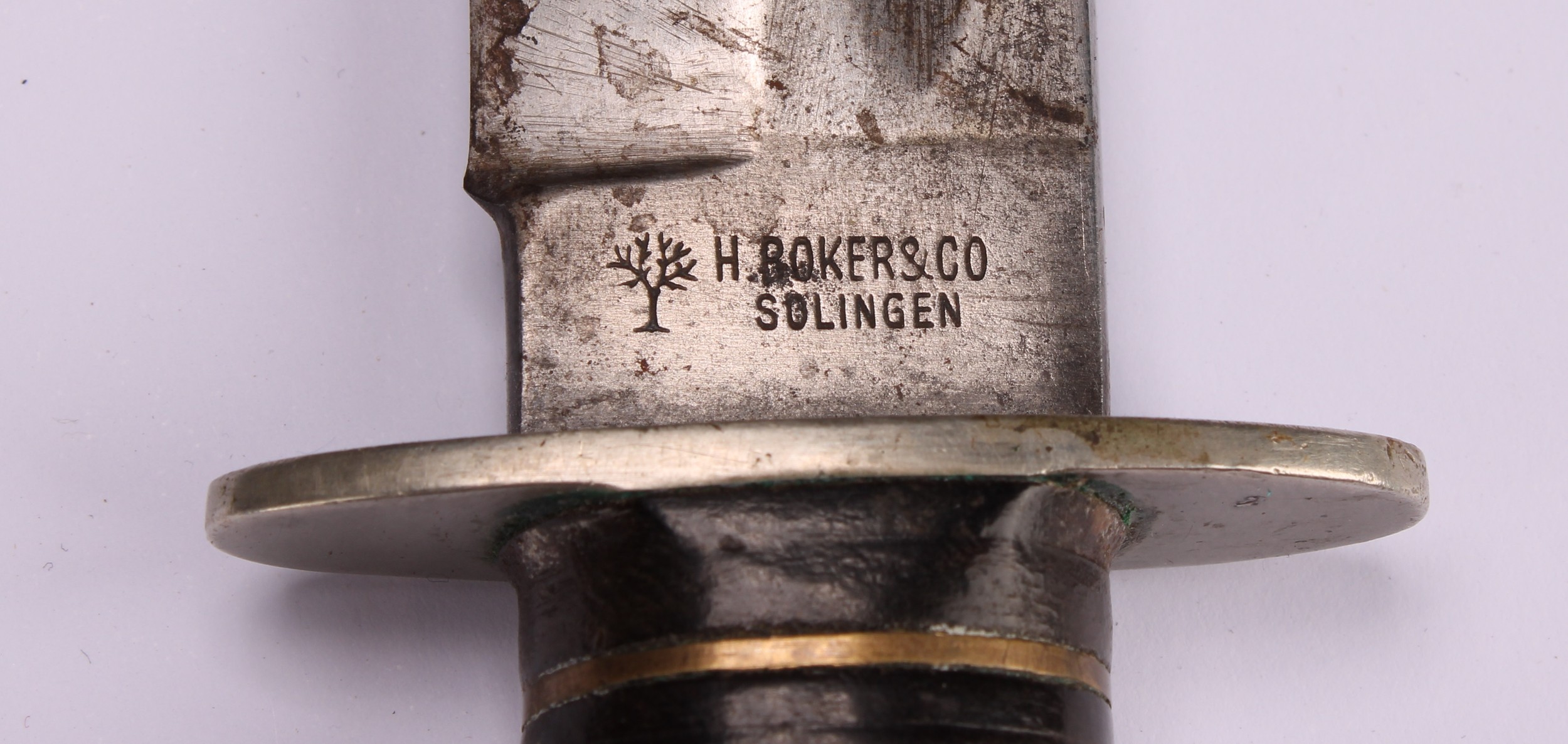 An early to mid-20th century German hunting or utility knife, by Heinrich Böker & Co., Solingen, - Image 5 of 5