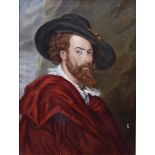 After Peter Paul Rubens (early 20th century) Portrait, oil on canvas, 60.5cm x 44.5cm