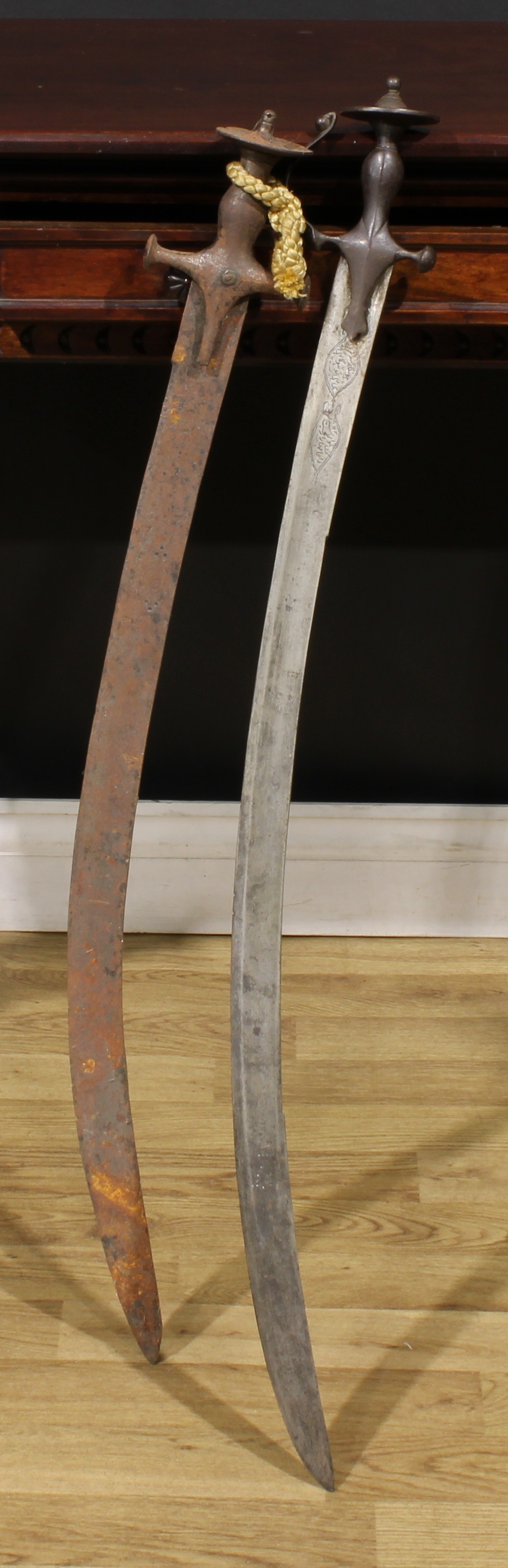 Talwar In English Word A 19th century Indian talwar, 81cm curved blade inscribed with two ...