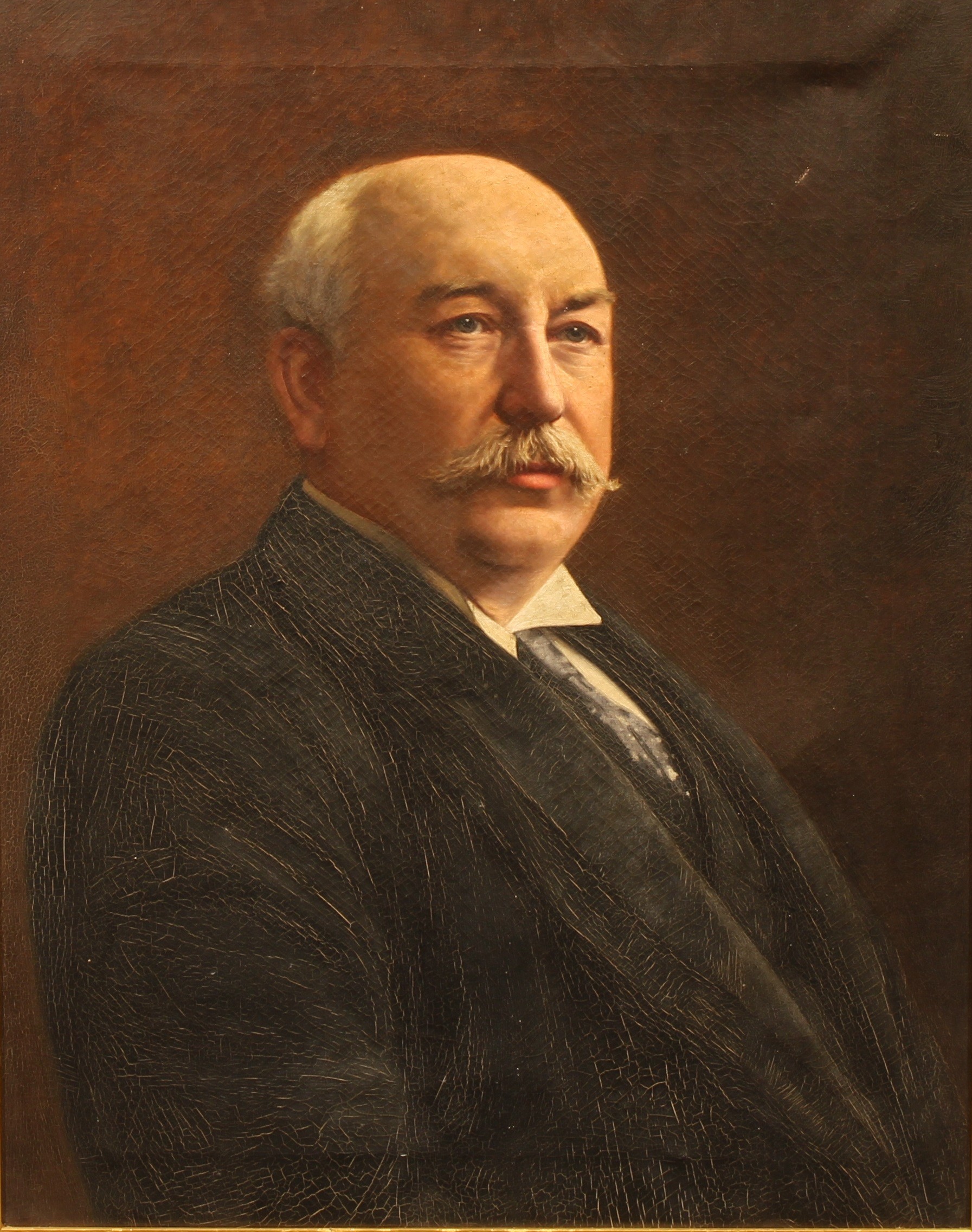 English School (first-half 20th century) Portrait of a Gentleman, oil on canvas, 70cm x 54.5cm