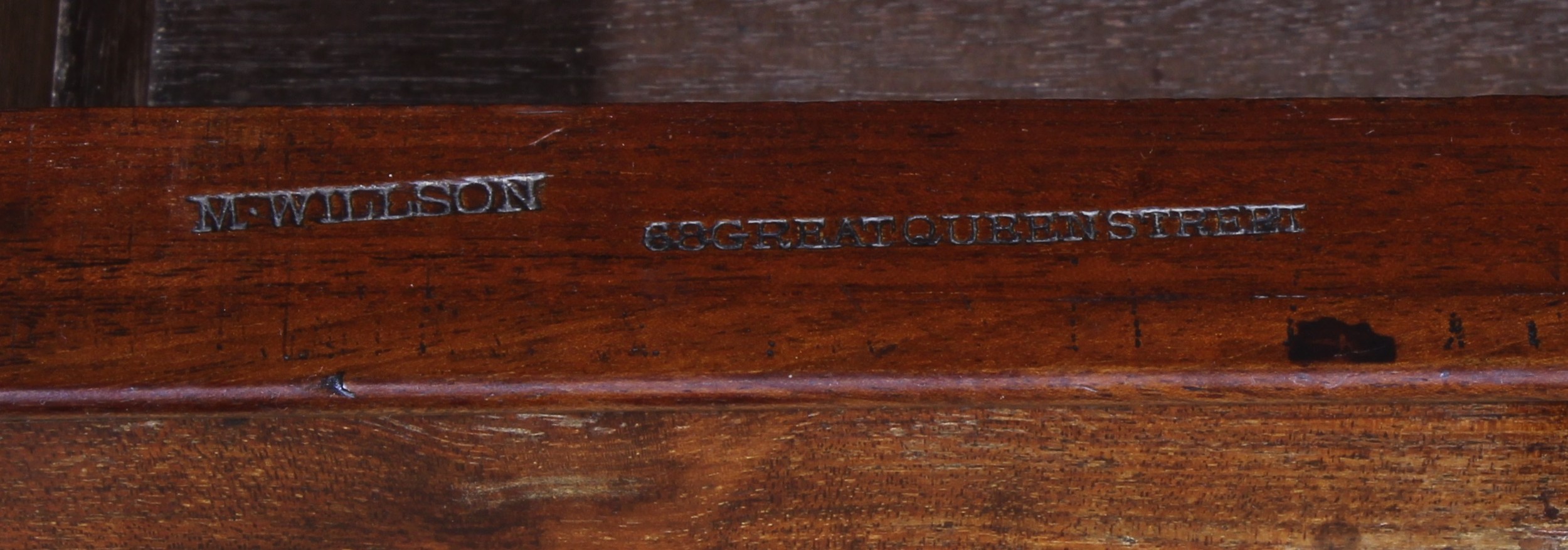 A George IV mahogany chamber side table, in the manner of Gillows of Lancaster and London, stamped - Image 7 of 7