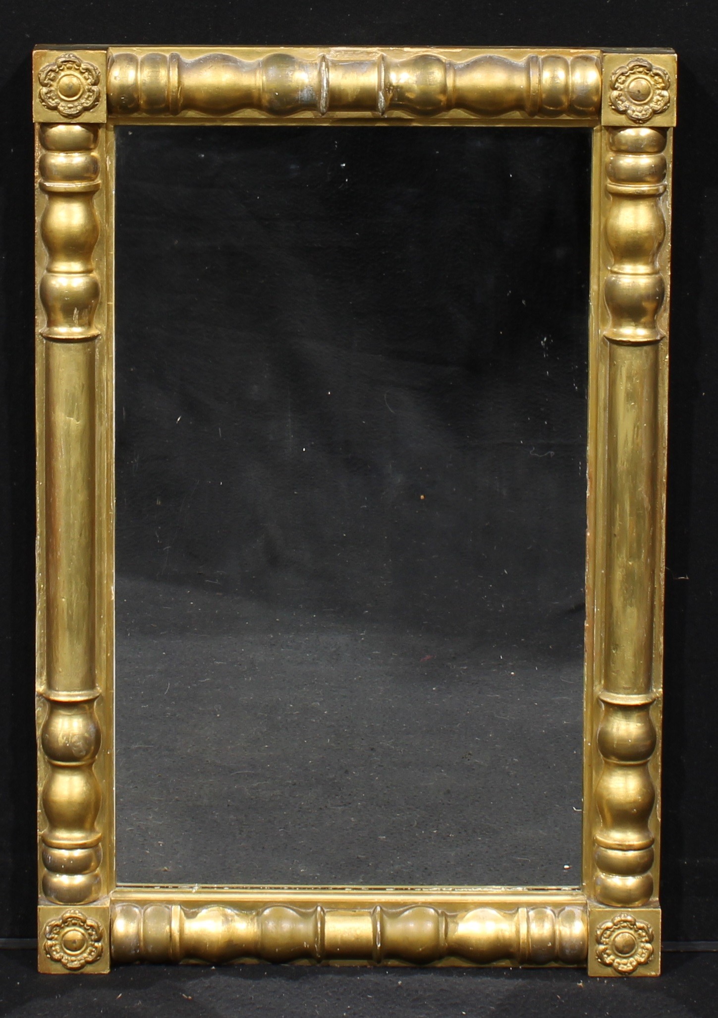 An American Regency style giltwood looking glass, by Foster Brothers, Boston, Massachusetts,