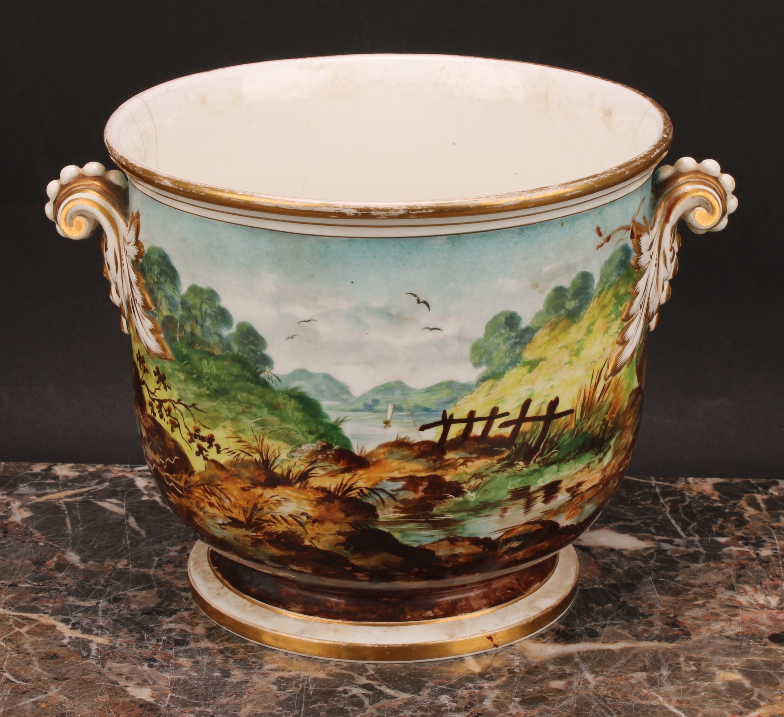 An associated pair of 19th century English porcelain cache pots, Brown-Westhead, Moore & Co., - Image 12 of 14