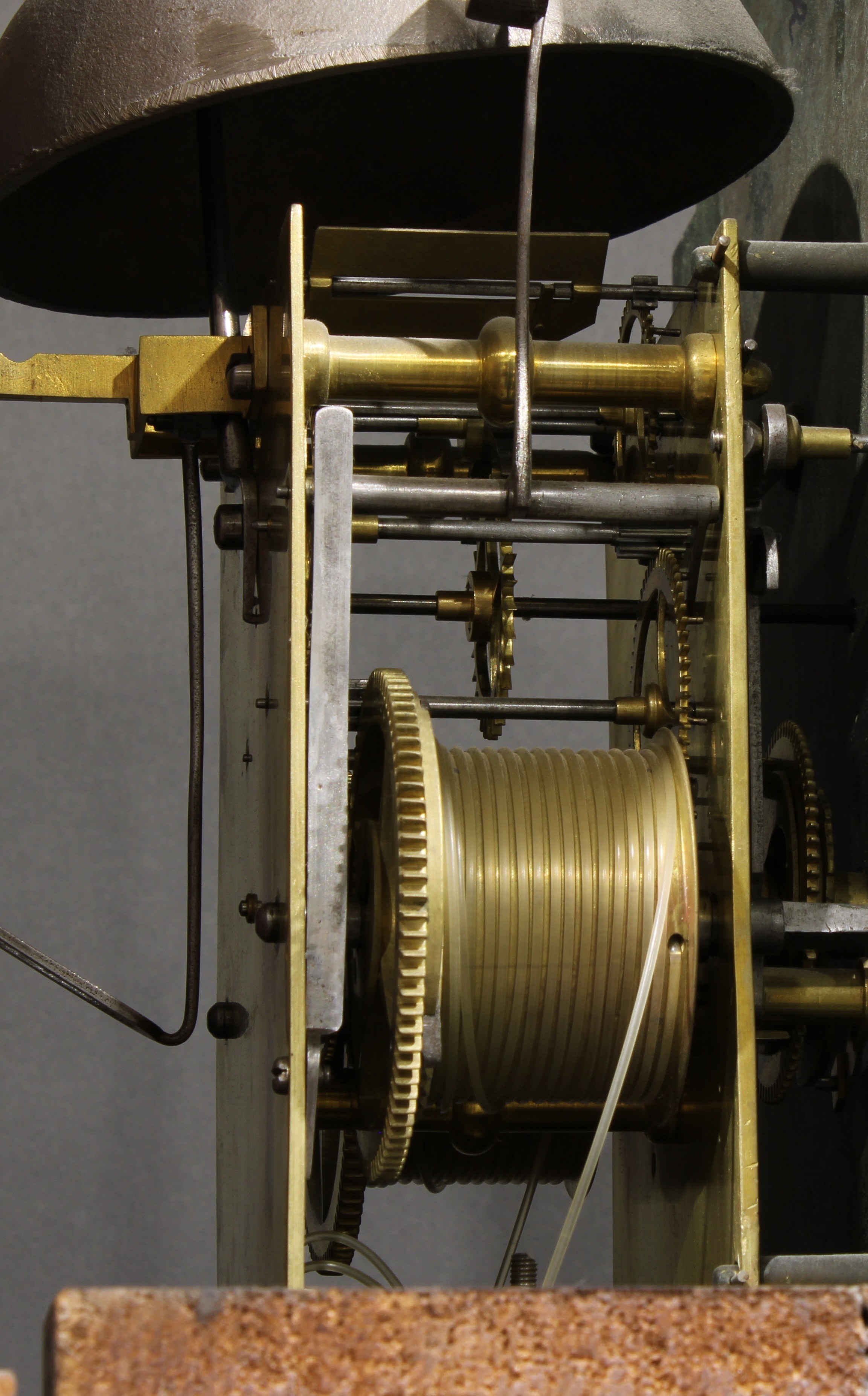 A George III mahogany longcase clock, 30cm arched silvered dial inscribed Fredk Miller (Frederick - Image 6 of 6