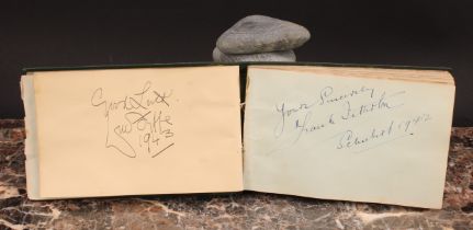 Autographs - Sport and Showbusiness - an early to mid-20th century autograph album, Charlie Chester;