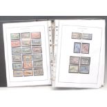 Stamps - Falklands One Country album, QV - QEII, in QV Mint to 2/6 and 5/- specimen EVII set to