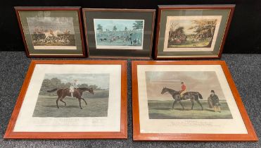 Pictures and Prints - Equestrian Interest - Harington Bird, after, E Stock, by, McQueen's Race