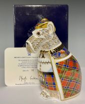 A Royal Crown Derby model, The National Dogs Collection, Scottish Terrier, specially commissioned by