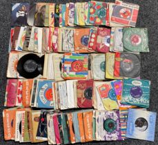 Vinyl Records - 7'' singles, mostly 1960's, including, Ray Charles, Billy Fury, Buddy Holly, The