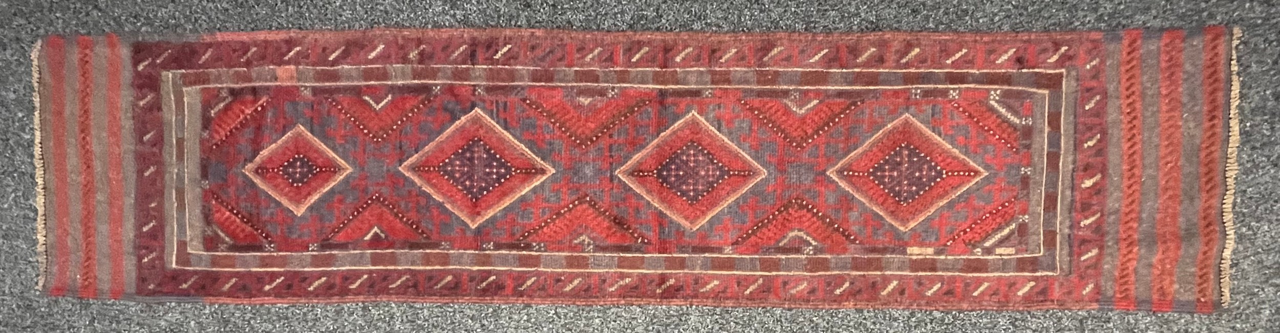 Oriental Rugs and Carpets - a Meshwani runner, 261cm x 60cm