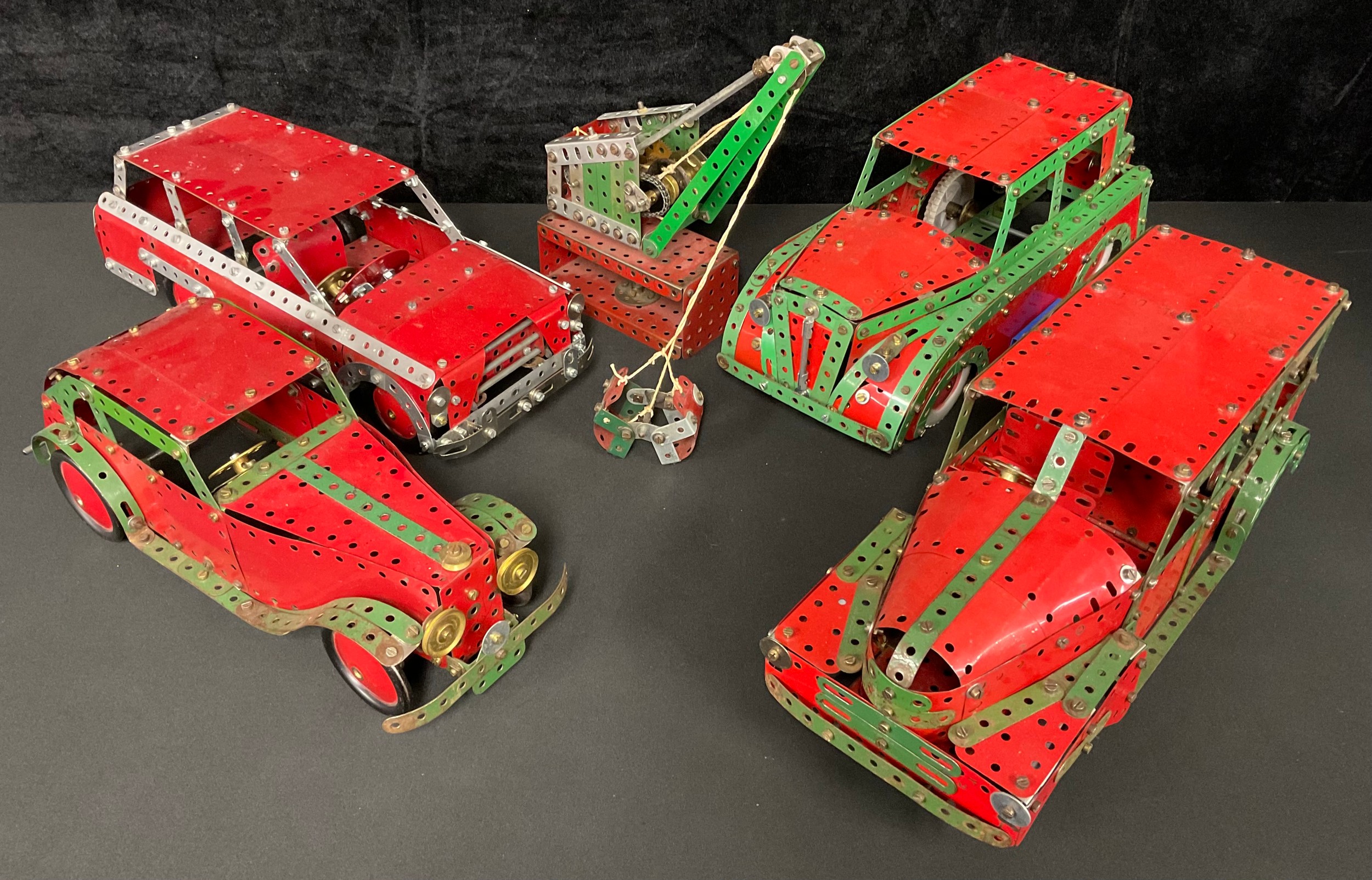 Model Engineering & Constructional Toys - a collection of various Meccano models, including
