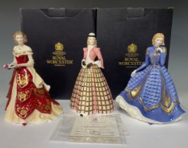 A Royal Worcester figure, Southern Belles Series, Georgia, limited edition, 7/1,000, 22.5cm,