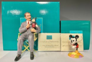 A Walt Disney figure Celebrating Walt Disney's 100th Birthday "... it Was all Started by a Mouse",