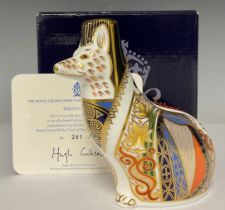 A Royal Crown Derby model, The National Dogs Collection, Welsh Corgi, commissioned by Sinclairs to