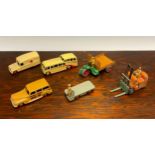 Toys & Juvenalia - a collection of unboxed Dinky Toys diecast models, comprising 27f Estate car,