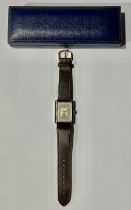 A Vintage Art Deco Le Cheminant 1822 wristwatch, fitted case