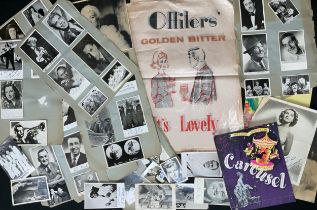Advertising Interest - a collection of Offilers Golden Bitter wrapping paper; an album of Real