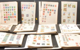 Stamps - A-Z in eleven black binders, all world, thousands of stamps