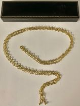 An Italian 9kt gold necklace, marked 9kt, 15.7g