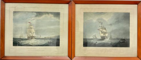 Maritime Interest - by Henry Papprill, after Samuel Walters (1811-1882), a pair, Outward Bound,