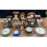 Clocks - various, chinoiserie, novelty, etc (qty)