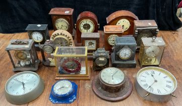 Clocks - various, chinoiserie, novelty, etc (qty)