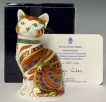 A Royal Crown Derby paperweight, Marmaduke, specially commissioned by The Guild of China and Glass