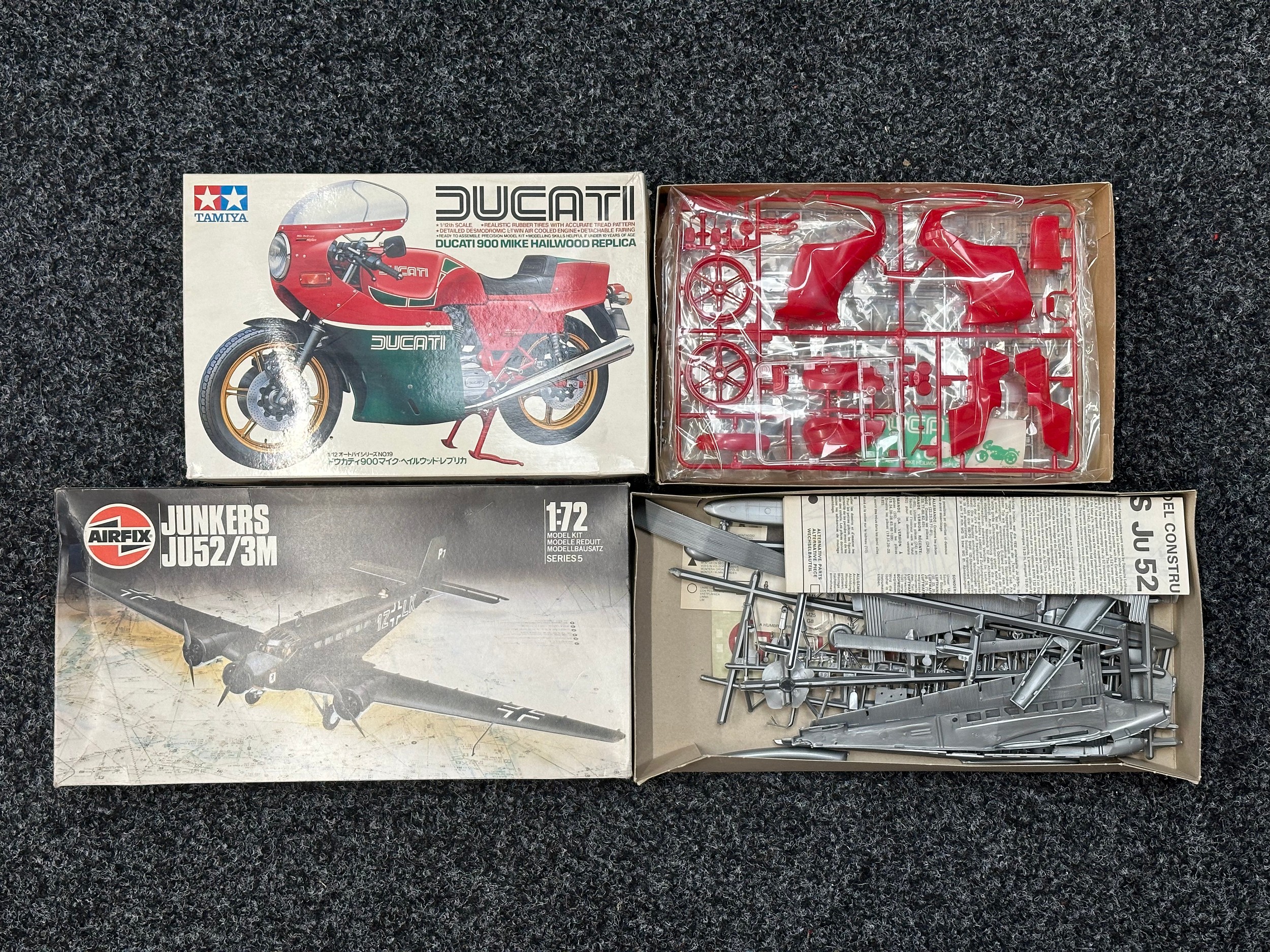 Model Construction kits: Tamiya Ducati 900 Mike Hailwood Replica Motorcycle 1/12th scale. Along with - Image 2 of 2