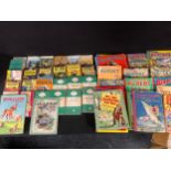 Books - a quantity of 1950's Rupert annuals; others, Mickey Mouse, Beano, Black Bob, others, 1950'