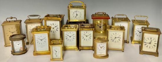 Clocks - early 20th century and later carriage timepieces, various (15)