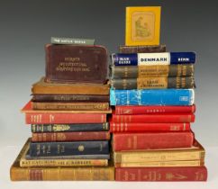 Books - a collection of travel books and various other titles including Nikolaus Pevsner, Blue