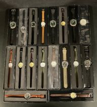 An Eagle Moss Collection of reproduction watches, including British Naval Officer, 1980s Russian