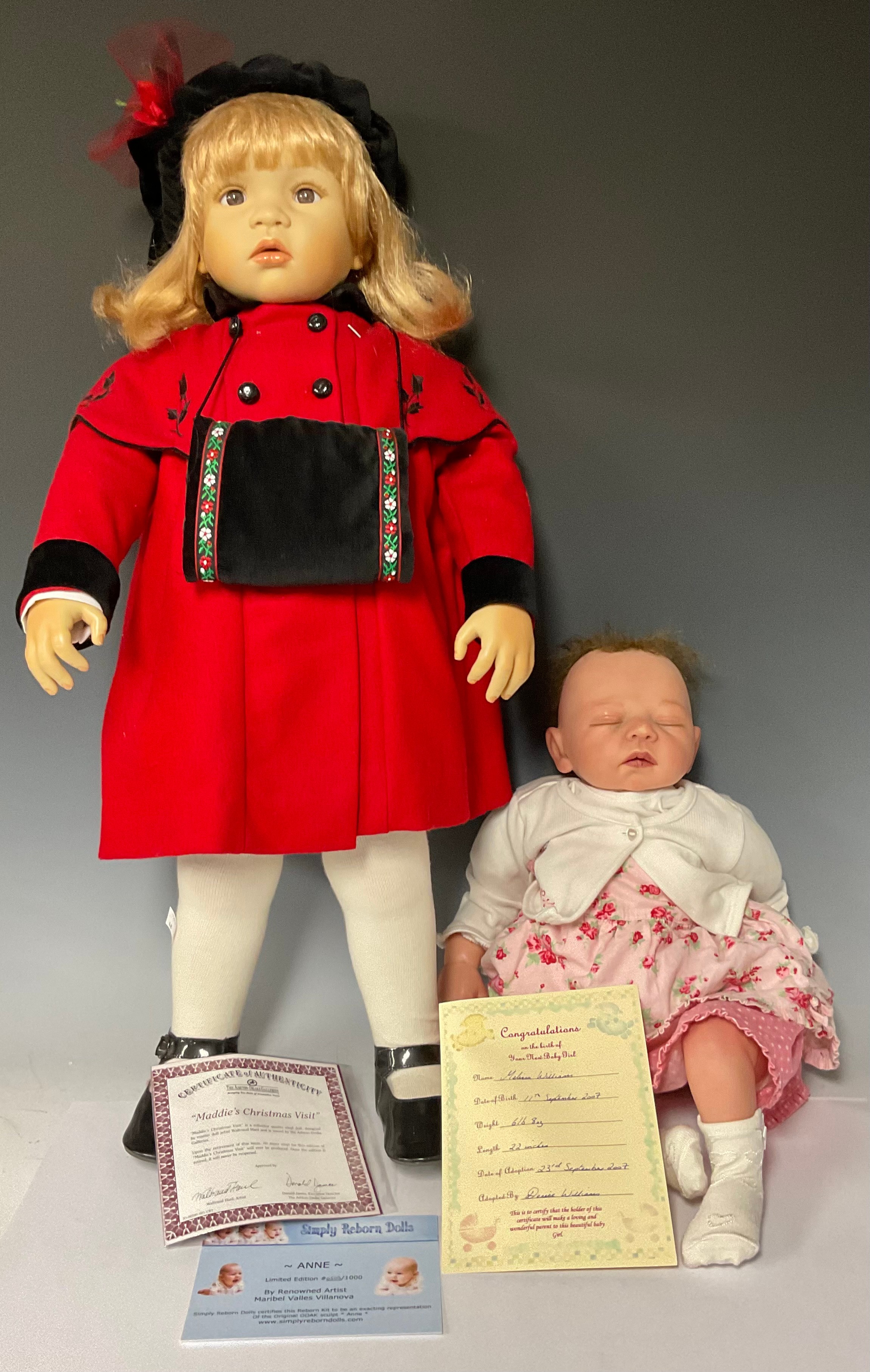 Toys & Juvenalia - a Simply Reborn Dolls Anne doll, produced by artist Maribel Valles Villanova,