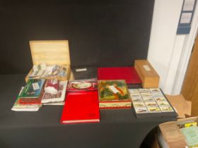 Cigarette cards & Trade cards - a collection of loose cards and cards in albums including Granose