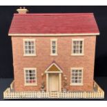 Toys & Juvenalia - A 1970s Georgian style doll’s house with various doll’s house furniture and