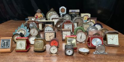 Clocks - various alarm and travel (qty)